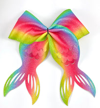 Load image into Gallery viewer, Mermaid Tail Cut Out - Rainbow Glitter