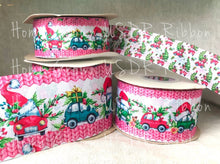 Load image into Gallery viewer, Christmas Cars Christmas Tree USDR Ribbon 1.5 Inch 2.25 Inch 3 Inch