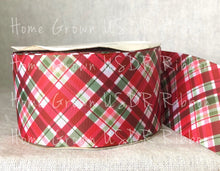 Load image into Gallery viewer, Christmas Plaid Double Sided USDR Ribbon 1.5 Inch - 2.25 Inch - 3 Inch