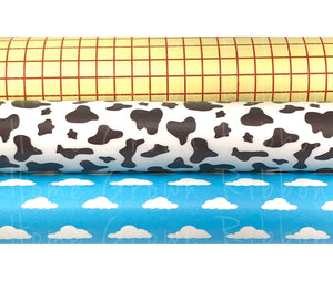 Cow Print Faux Leather Sheet USDR