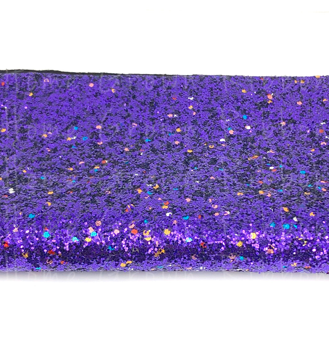 Chunky Glitter Sheet - Purple Confetti