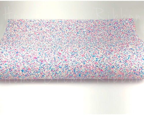 Confetti Chunky Glitter Sheet - Purple, Pink & Blue