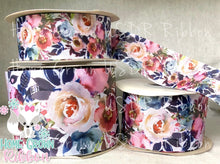 Load image into Gallery viewer, Rustic Roses Double Sided USDR Grosgrain Ribbon - 1.5&quot; - 2.25&quot; - 3&quot;