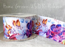 Load image into Gallery viewer, Succulents Double Sided USDR Grosgrain Ribbon - 1.5&quot; - 2.25&quot; - 3&quot;