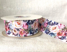 Load image into Gallery viewer, Rustic Roses Double Sided USDR Grosgrain Ribbon - 1.5&quot; - 2.25&quot; - 3&quot;