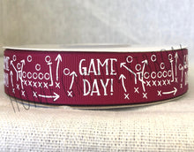 Load image into Gallery viewer, Game Day Football USDR Ribbon - 7/8 Inch