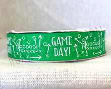 Load image into Gallery viewer, Game Day Football USDR Ribbon - 7/8 Inch