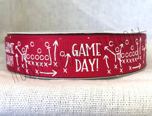 Game Day Football USDR Ribbon - 7/8 Inch