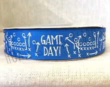 Load image into Gallery viewer, Game Day Football USDR Ribbon - 7/8 Inch