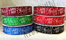 Load image into Gallery viewer, Game Day Football USDR Ribbon - 7/8 Inch