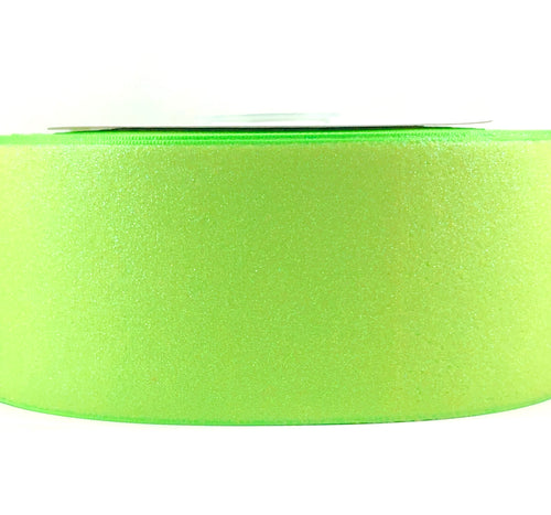 Acid Green Glitter Ribbon - 3 Inch