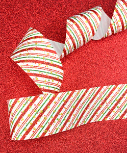 Candy Cane Stripes - 3/8" - 5/8" - 7/8" - 1.5" - 3"