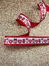 Load image into Gallery viewer, Christmas Ornaments Double Sided with Gold Glitter Sparkles - 5/8&quot; - 7/8&quot; - 1.5&quot; - 3&quot;