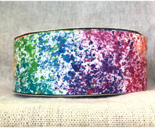 Load image into Gallery viewer, Paint Splatter USDR Grosgrain Ribbon - 5/8&quot; - 7/8&quot; - 1.5&quot; - 3&quot;