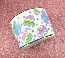 Load image into Gallery viewer, Hip Hop Bunny Collection - Easter Eggs 1.5&quot; &amp; 3&quot; Grosgrain Ribbon