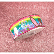 Load image into Gallery viewer, Hip Hop Bunny Collection - Bunny Ears Worded 1.5&quot; &amp; 3&quot; Grosgrain Ribbon