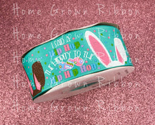 Load image into Gallery viewer, Hip Hop Bunny Collection - Bunny Ears Worded 1.5&quot; &amp; 3&quot; Grosgrain Ribbon