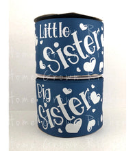 Load image into Gallery viewer, *Multiple Colors* Big and Little Sister Matching 3&quot; USDR Grosgrain Ribbon