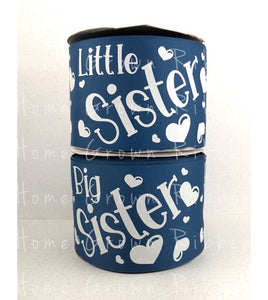 *Multiple Colors* Big and Little Sister Matching 3" USDR Grosgrain Ribbon