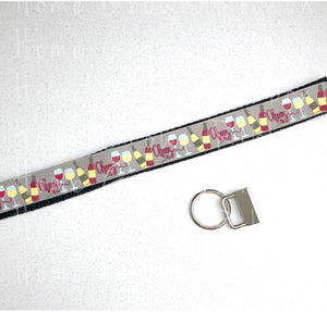 Cheers on Grey Ribbon Key Fob Kit - Multiple Colors Available