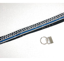 Load image into Gallery viewer, Police Officer Support - Thin Blue Line Flag Key Fob Kit - Multiple Colors Available