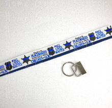 Load image into Gallery viewer, Police Officer Support - All Lives Matter Key Fob Kit - Multiple Colors Available