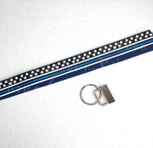 Load image into Gallery viewer, Police Officer Support - Thin Blue Line Flag Key Fob Kit - Multiple Colors Available