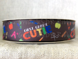 Back to School Grade USDR Ribbon - 7/8 Inch