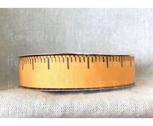 Classic Ruler USDR Grosgrain Ribbon - 7/8 Inch - 2.25 Inch