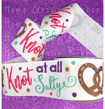 Load image into Gallery viewer, Knot At All Salty Pretzel Collection 1.5&quot; - 3&quot; Grosgrain USDR