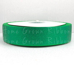 Emerald Green Glitter Ribbon