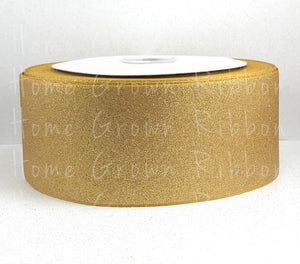 Light Gold Glitter Ribbon