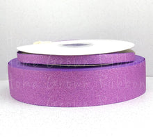 Load image into Gallery viewer, Light Purple Glitter Ribbon - 1.5&quot; - 7/8&quot; - 3/8&quot;