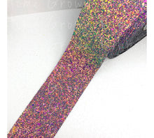 Load image into Gallery viewer, Purple Mermaid Chunky 3&quot; Glitter Ribbon