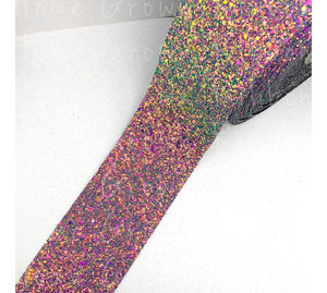 Purple Mermaid Chunky 3" Glitter Ribbon