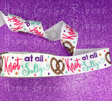 Load image into Gallery viewer, Knot At All Salty Pretzel Collection 1.5&quot; - 3&quot; Grosgrain USDR