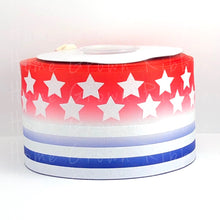 Load image into Gallery viewer, Stars and Stripes on Red, White and Blue Ombre Ribbon - USDR - 3 Inch