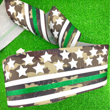 Load image into Gallery viewer, Thin Green Line Military Support Camo USDR Ribbon - 1.5&quot; - 3&quot;