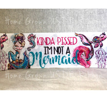 Load image into Gallery viewer, Sassy Collection - Not A Mermaid 7/8&quot;, 1.5&quot;, 3&quot; Double Sided Ribbon