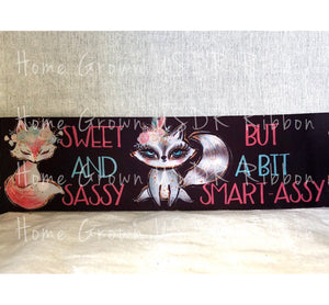 Sassy Collection - Sweet and Sassy 7/8" & 3" Double Sided Ribbon