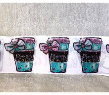 Load image into Gallery viewer, Sassy Collection - Coffee Before Talkie Double Sided Ribbon