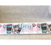 Load image into Gallery viewer, Sassy Collection - Coffee Before Talkie Double Sided Ribbon