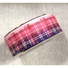 Load image into Gallery viewer, Valentine&#39;s Day Tartan on Pink &amp; Purple Ombre