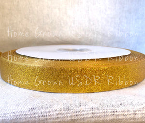 Gold Glitter Ribbon