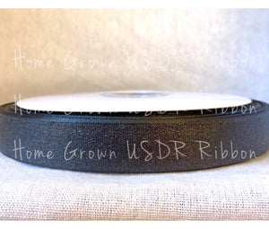 Black Glitter Ribbon - 1.5" - 7/8" - 3/8"