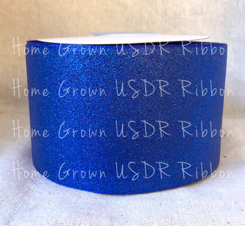 Royal Blue Glitter Ribbon