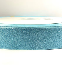 Load image into Gallery viewer, Ice Blue Glitter Ribbon - 3&quot; - 1.5 &quot;