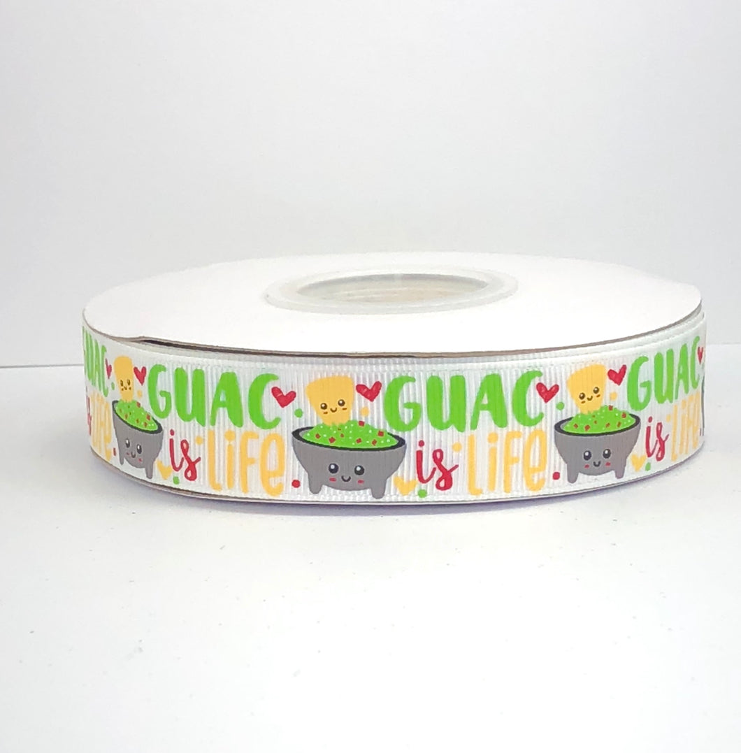 Guac Is Life USDR Grosgrain 7/8