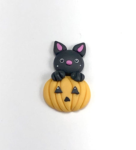 Cat in Pumpkin Clay