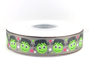 So Franken Cute USDR Halloween Ribbon - 7/8 Inch